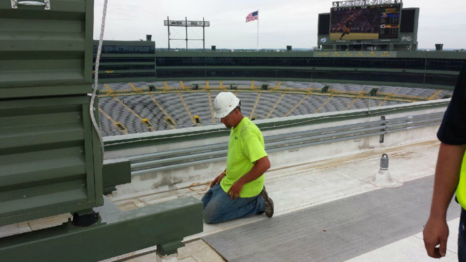 Construction Moves Along at Lambeau Field Renovation