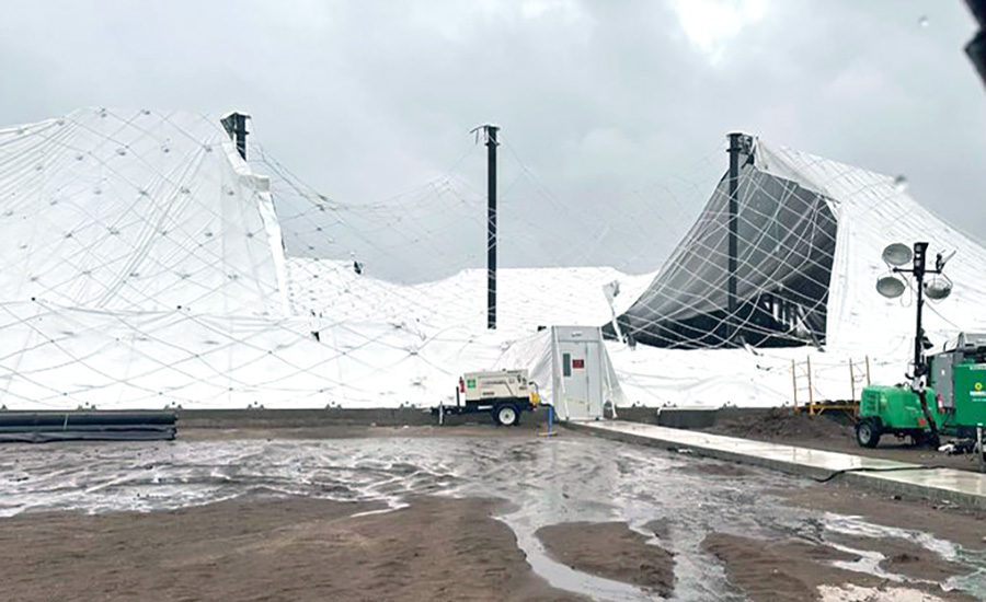 Arena Roof Collapses Ahead of New Florida ‘Indoor Golf’ League Launch ...