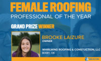 Beacon announced that Brooke Laizure is its 2024 Female Roofing Professional of the Year. (pictured.)