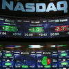 A picture of the NASDAQ exchange.