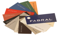 A picture of Fabral’s new Sherwin-Williams WeatherXL color pallete.