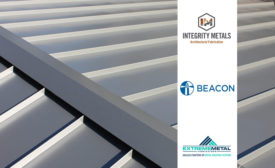 Beacon Building Products purchased Extreme Metal Fabricators, LLC and Integrity Metals, LLC. (Metal roof pictured.)
