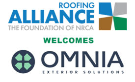 Omnia Exterior Solutions joined the Roofing Alliance at the Governor level in mid-June 2024.