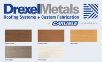 Drexel Metals’ new Timber Series wood grain finishes (pictured).