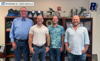 The four partners at RAMCON Roofing (pictured from left): Steve Kruse, Adam Burdine, Austin Burdine and Kyle Burdine.