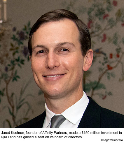 Jared Kushner, founder of Affinity Partners, made a $150M investment in QXO.