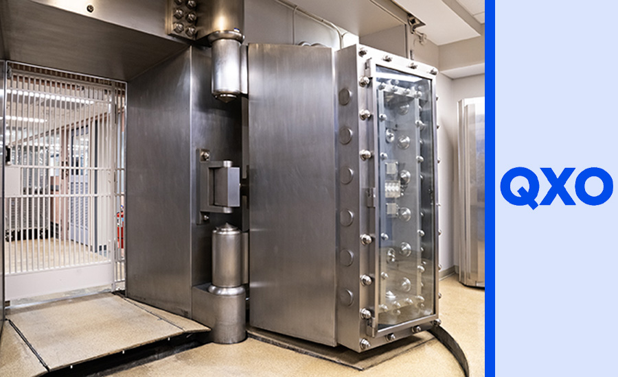 A picture of the vault inside the Federal Reserve Bank of St. Louis.