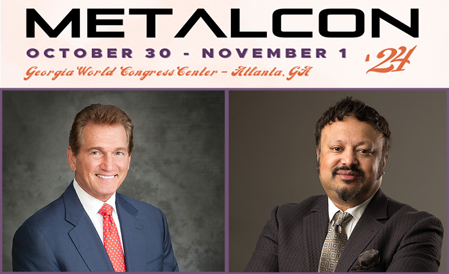 Former National Football League Super Bowl champion quarterback Joe Theismann (pictured at left) and Dr. Anirban Basu, chairman and CEO of Sage Policy Group, Inc. are keynote speakers at METALCON 2024 (image).