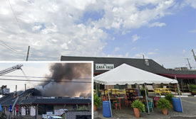 Casa Taco in Sea Isle City, N.J., was gutted by flames that destroyed the restaurant’s roof.