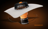 Image of TOPWET’s heated flat roof drainage systems.