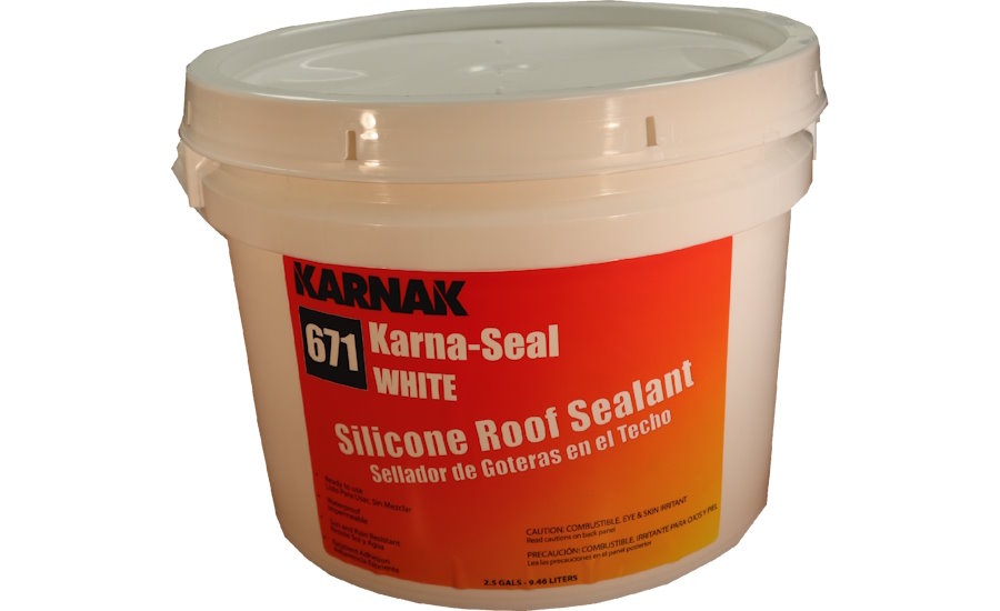 671 Karna-Seal Silicone White Roof Sealant