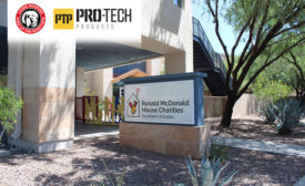 Arizona companies repair and recoat the RMHC of Southern Arizona roof free of charge.