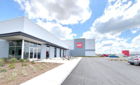 GAF’s TPO roofing production at its new facility in Valdosta, Ga.