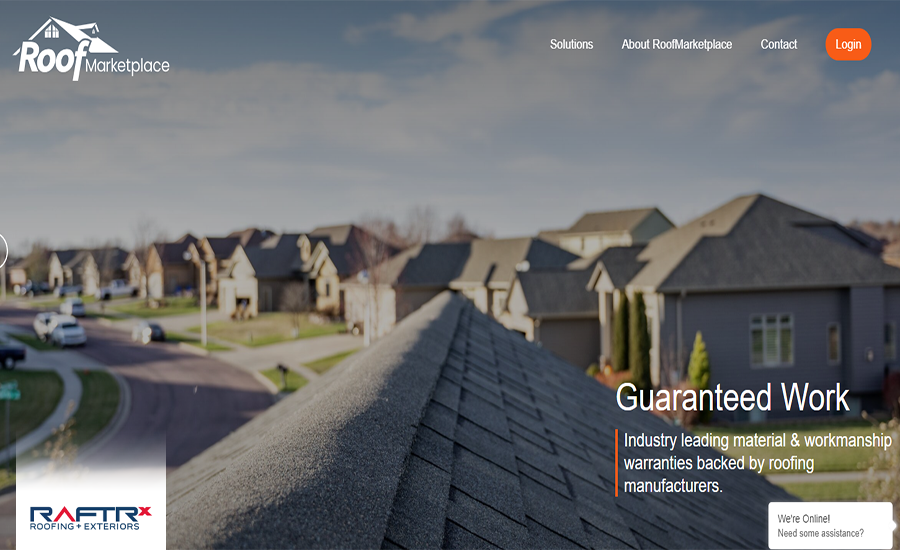 RAFTR Roofing + Exteriors has joined forces with RoofMarketplace.