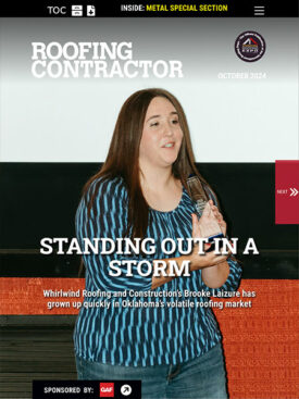 Roofing Contractor October 2024 Cover