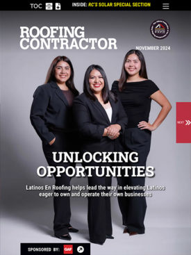 Roofing Contractor November 2024 Cover