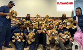 Malin, a Raymond subsidiary, partnered with Operation Gratitude to donate “Battalion Buddies” for children of deployed U.S. military service members. 