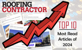 Roofing Contractor magazine’s top 10 most viewed articles for 2024.