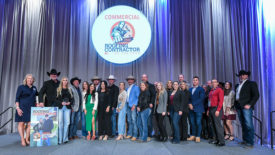 A group shot from the 2024 Contractor of the Year award announced at the Best of Success conference