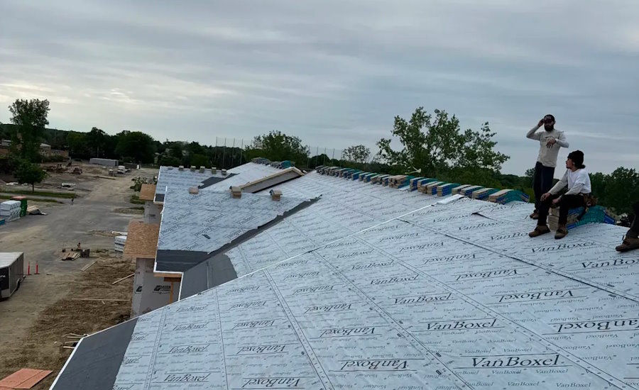 van-boxel-building-supply-underlayment-on-roof