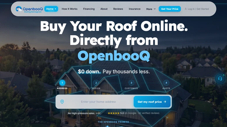 OpenbooQ Launches AI Roofing Platform
