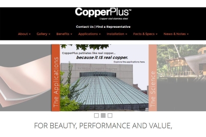 CopperPlus new website