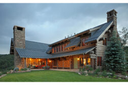 Grand Junction Log Cabin with RHEINZINK panels