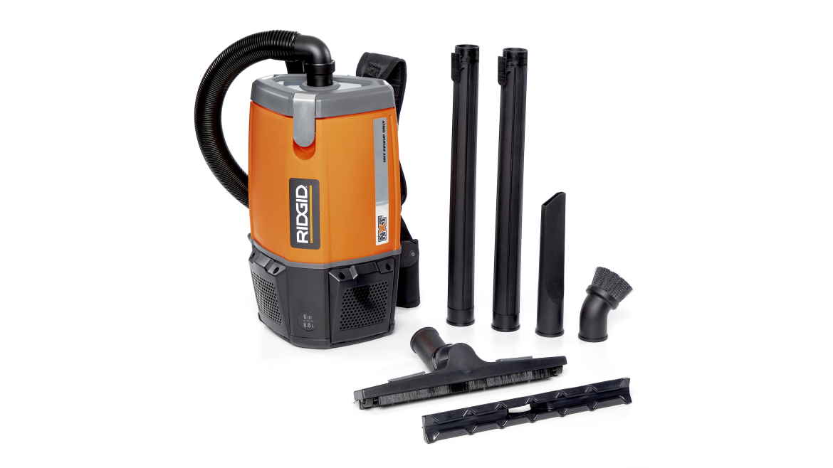 RIDGID 6 Qt. NXT Backpack Vacuum Cleaner with Filters and Locking