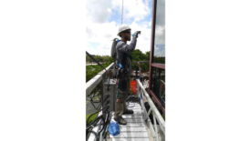 Western Specialty Contractors worker drinking cold water