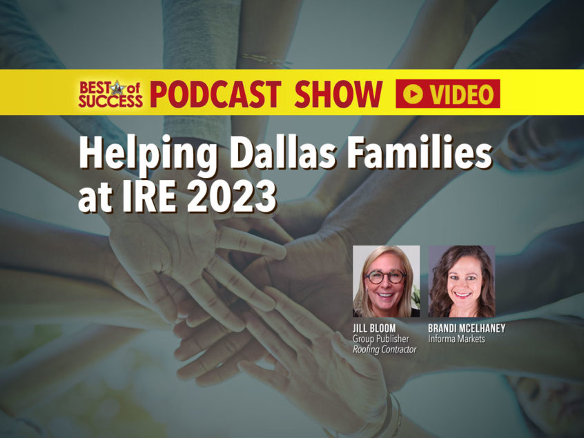 VIDEO Helping Dallas Families at IRE 2023 Roofing Contractor